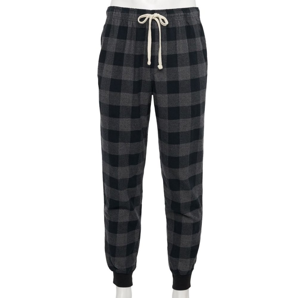 Sonoma Men's Flannel Jogger Pants L